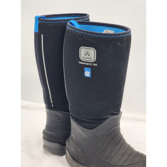 Kamik Boots Barrel V Mens 8 Composite Toe Waterproof Rubber Protective Footwear - Picture 2 of 16